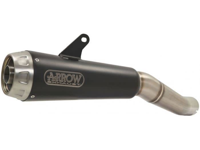 Arrow Exhaust Pro Race Nichrom Dark With Steel End Cap Honda CB 500 X 2019-2020-71896PRN