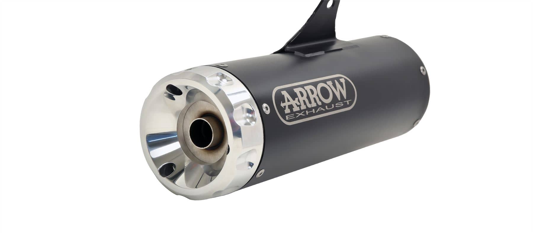 Arrow Exhaust Rebel Nichrom Dark Aluminium End Cap Honda CMX 500 Rebel 2017-21-74504RBA